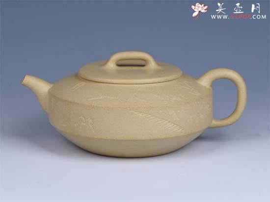 紫砂壶图片：- 本山绿泥汉君 - - 美壶网