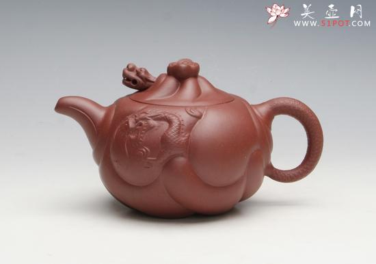 紫砂壶图片：鱼化龙 - 美壶网