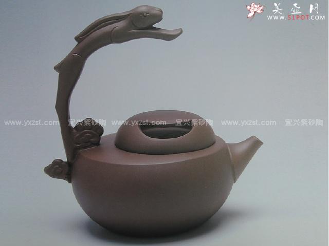 紫砂壶图片：奔月壶 - 美壶网