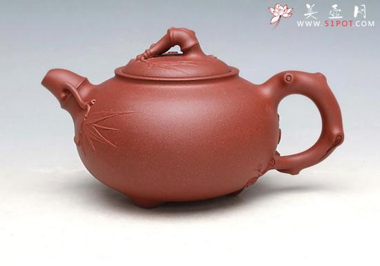 紫砂壶图片：梅竹君子 - 美壶网