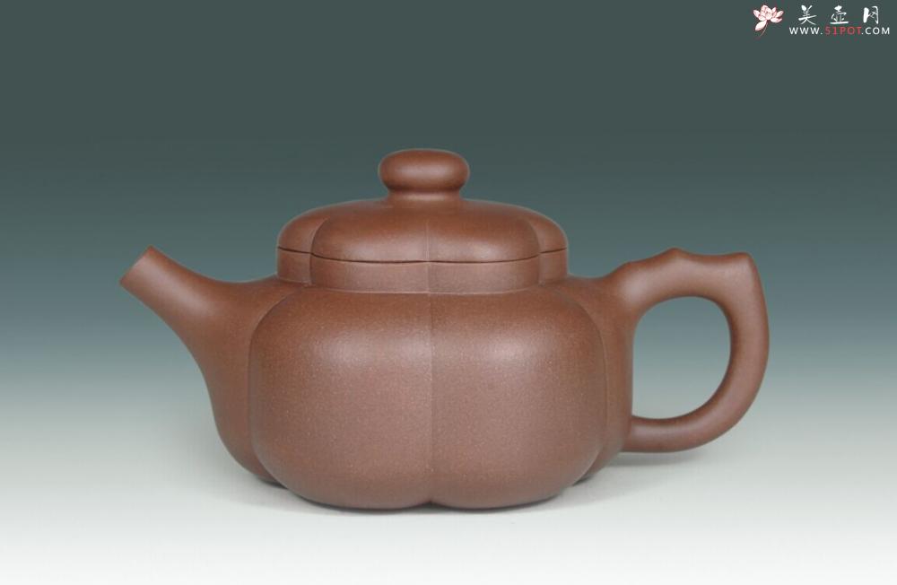 紫砂壶图片：1号梅花周盘壶 - 美壶网