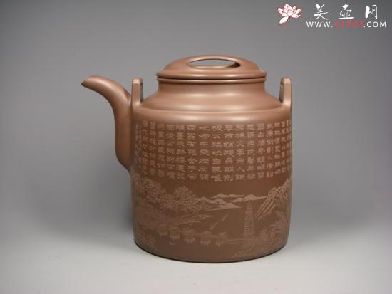 紫砂壶图片:洋桶壶 - 美壶网