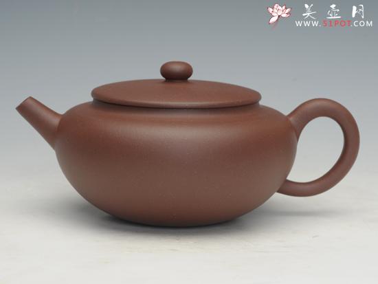 紫砂壶图片：紫玉金砂壶 - 美壶网