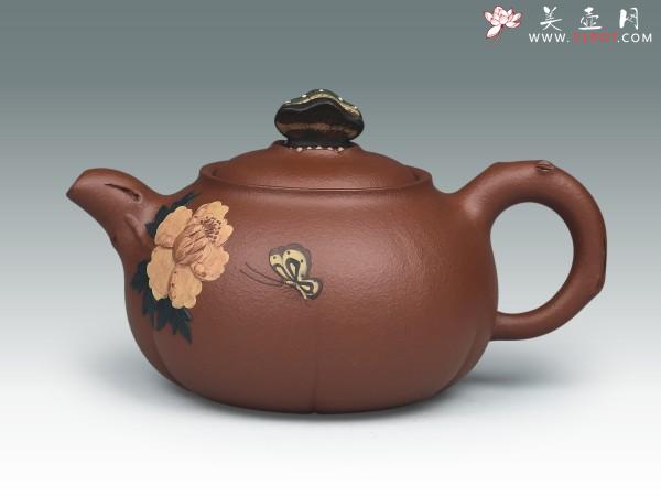 紫砂壶图片：花开富贵 - 美壶网