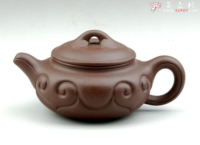 紫砂壶图片:仿古如意 140CC - 美壶网