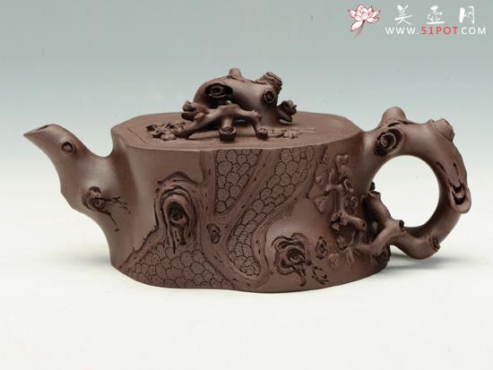 紫砂壶图片:梅桩 - 美壶网