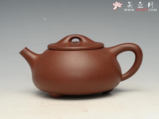 紫砂壶图片:景舟石瓢 容量:300cc - 美壶网