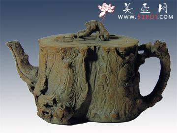 紫砂壶图片：松段壶 - 美壶网