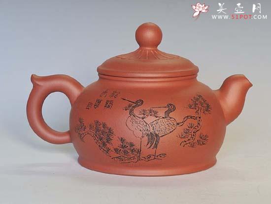 紫砂壶图片：圆菊 - 美壶网