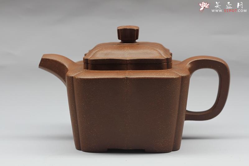 紫砂壶图片：四方菱花 - 美壶网