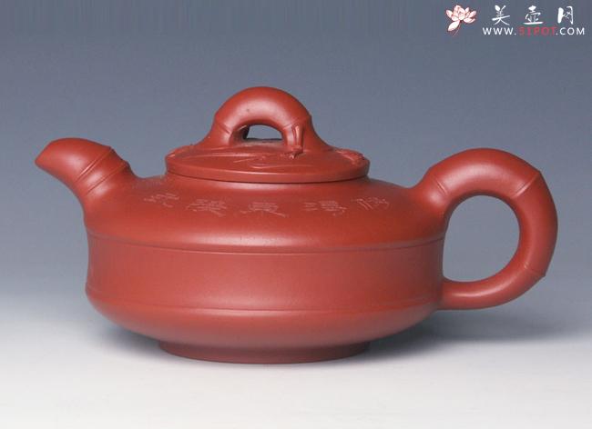 紫砂壶图片：竹富 320CC - 美壶网