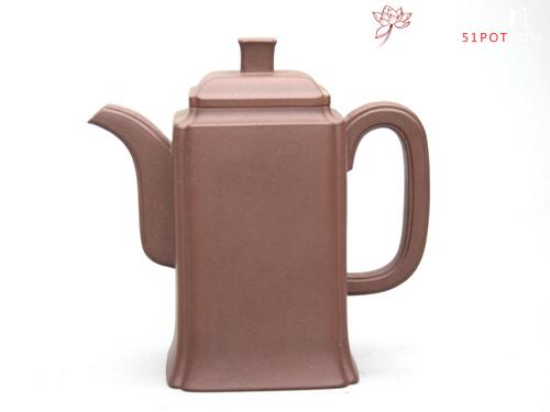 紫砂壶图片:高四方抽角 - 美壶网