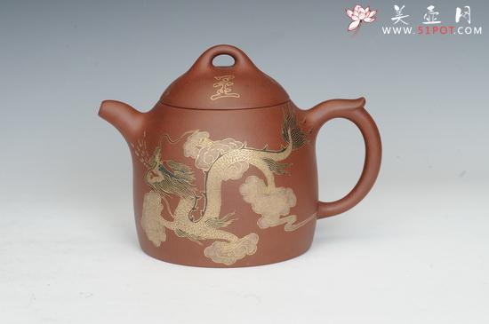 紫砂壶图片：龙凤 - 美壶网