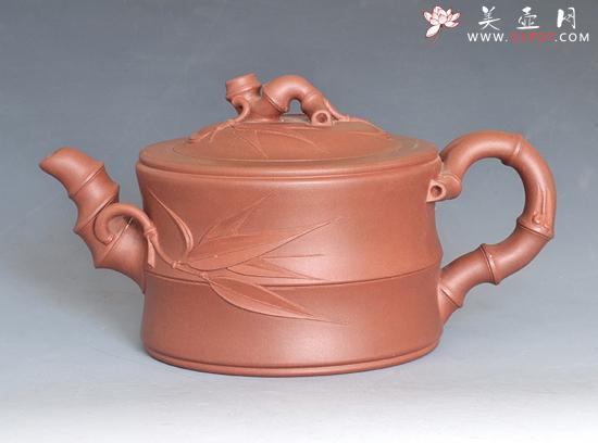 紫砂壶图片：竹段 - 美壶网
