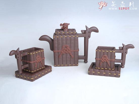 紫砂壶图片:兵势篇――第五篇 泥料:紫泥 ... - 美壶网