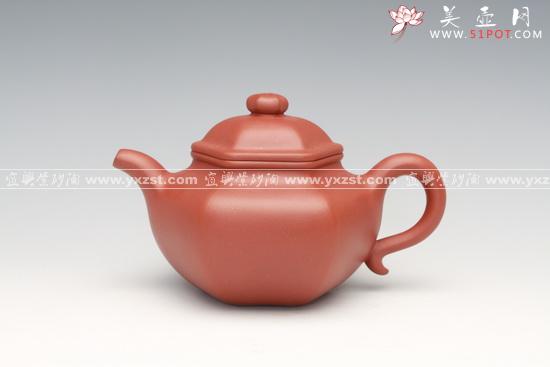 紫砂壶图片：六角莲子 - 美壶网