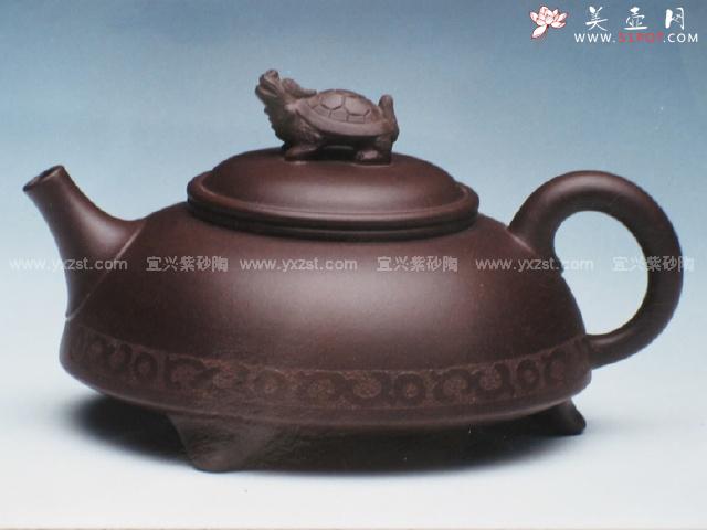 紫砂壶图片:神鼋壶 - 美壶网