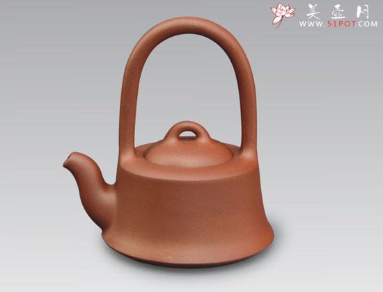紫砂壶图片：石铫提梁 - 美壶网
