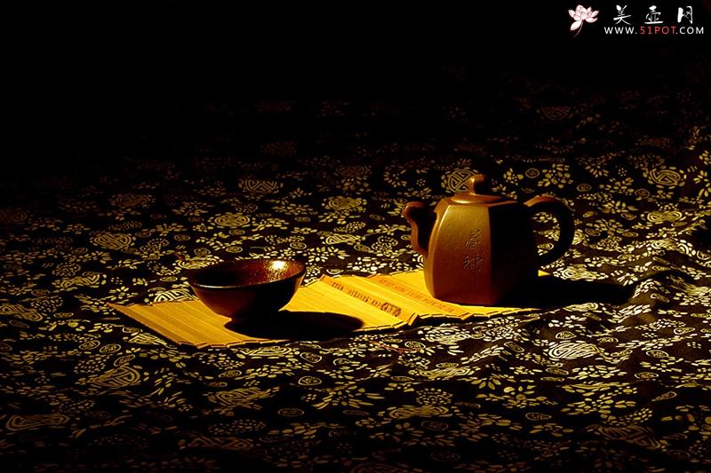 紫砂壶图片：方山水诗文 - 美壶网