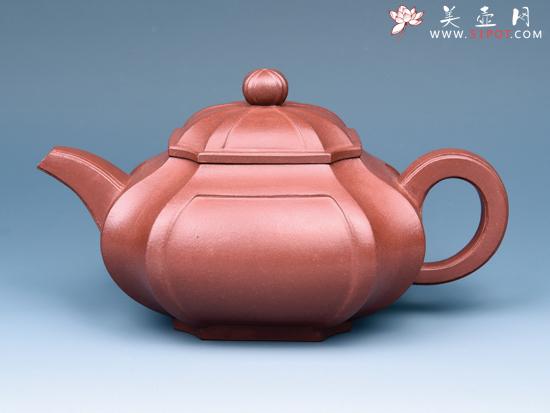 紫砂壶图片：四方侧角 - 美壶网