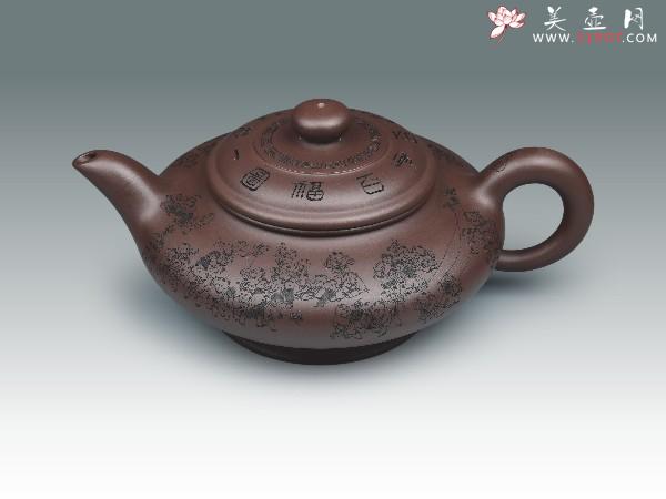 紫砂壶图片：百子虚扁 - 美壶网