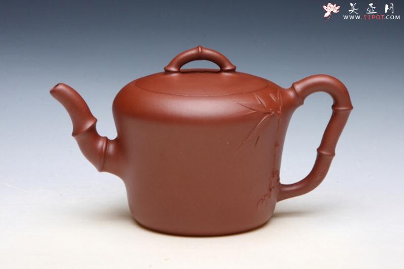 紫砂壶图片：竹影 - 美壶网