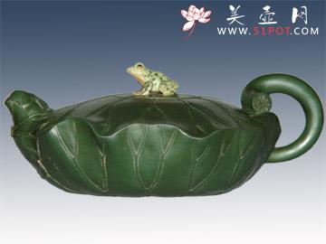 紫砂壶图片：荷乐 - 美壶网