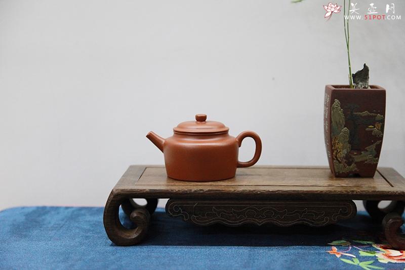 紫砂壶图片：朱泥小德钟 - 美壶网