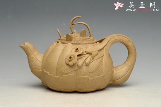 紫砂壶图片：水仙花 - 美壶网