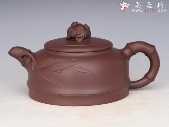 紫砂壶图片:祝福庆寿 - 美壶网