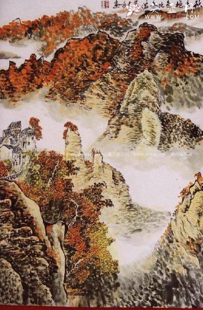 紫砂壶图片：山水画 - 美壶网