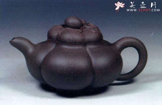 紫砂壶图片：上合桃 - 美壶网