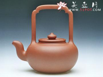 紫砂壶图片：大彬提梁 - 美壶网