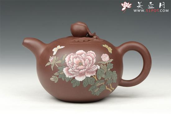 紫砂壶图片:富贵荣华 - 美壶网