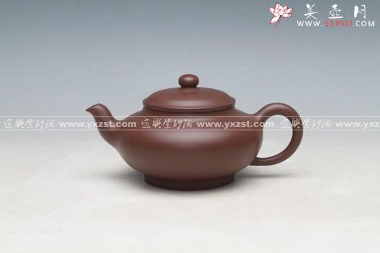 紫砂壶图片：虚扁 - 美壶网