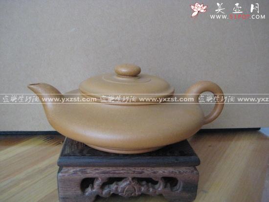 紫砂壶图片：虚扁 - 美壶网
