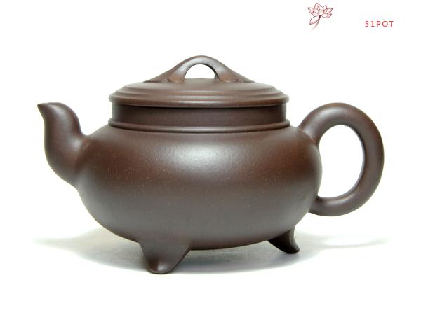 紫砂壶图片：三脚如意 - 美壶网