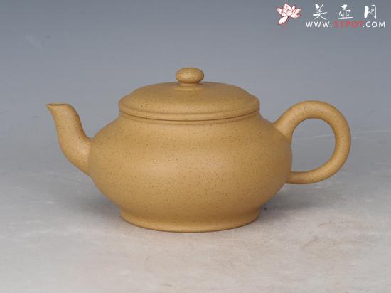 紫砂壶图片：和谐（金黄段泥） - 美壶网