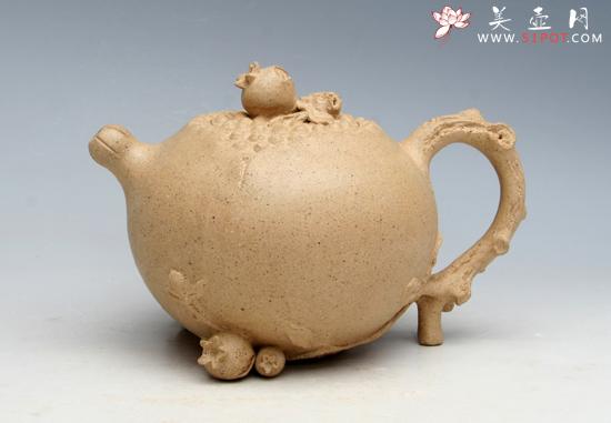 紫砂壶图片:石榴壶 - 美壶网