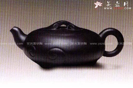 紫砂壶图片：玉扁如意 - 美壶网