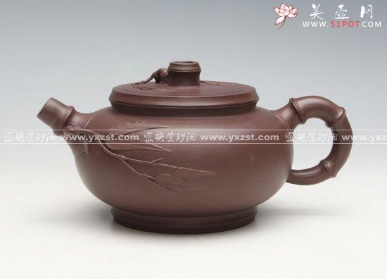 紫砂壶图片：竹报平安 - 美壶网