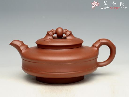 紫砂壶图片：时来运转  泥料：纯清泥 - 美壶网