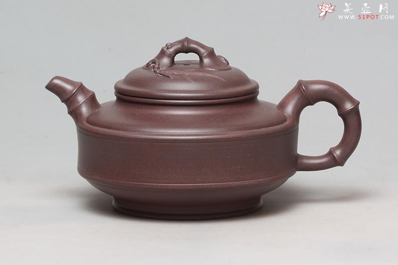 紫砂壶图片：双线竹鼓 - 美壶网