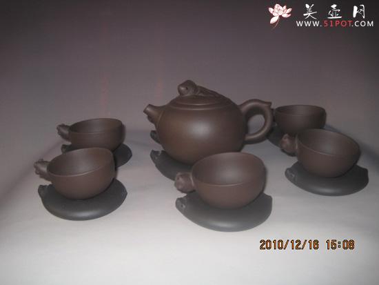 紫砂壶图片：年年有余 - 美壶网