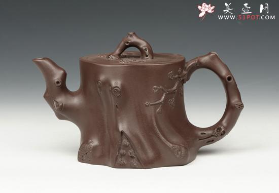 紫砂壶图片：桩壶 - 美壶网