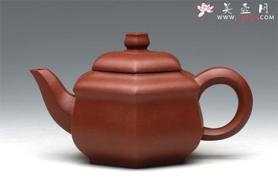 紫砂壶图片：六方宝塔 - 美壶网