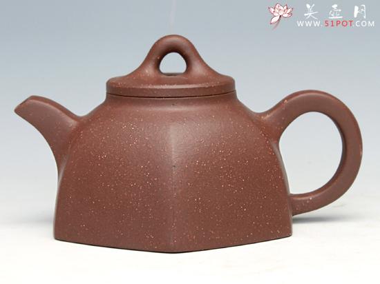 紫砂壶图片：六方半瓢壶（程艳 ... - 美壶网