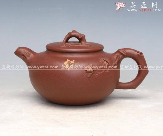 紫砂壶图片：花之韵 - 美壶网