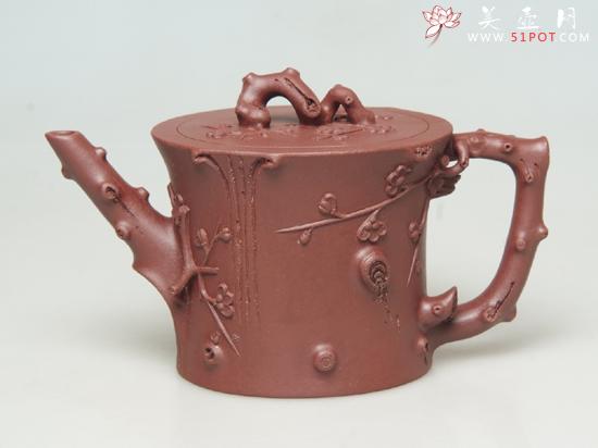 紫砂壶图片:圆梅 340cc - 美壶网