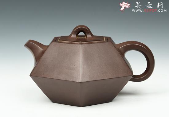 紫砂壶图片：六方合斗 - 美壶网